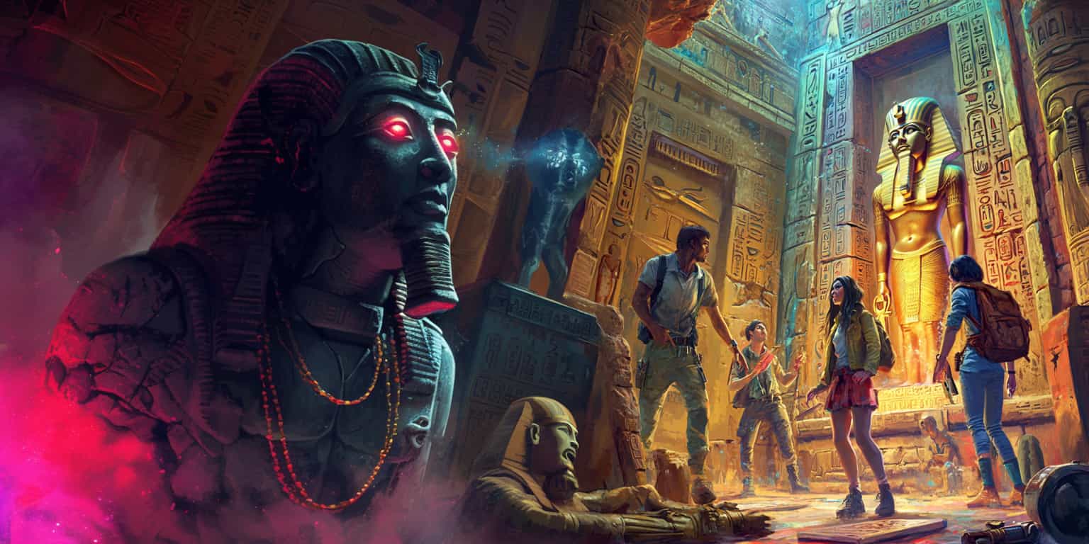 Egyptian themed escape room in Wales