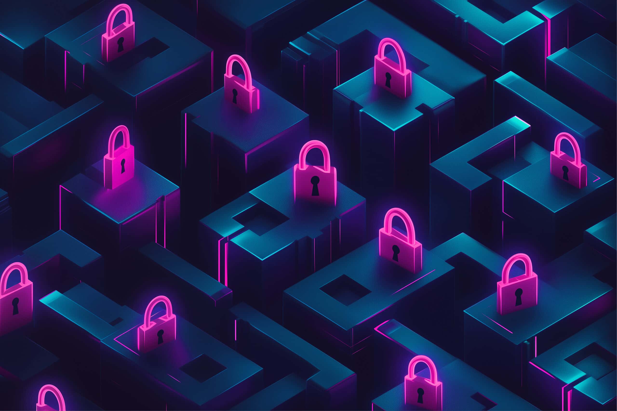 Escape room padlocks background