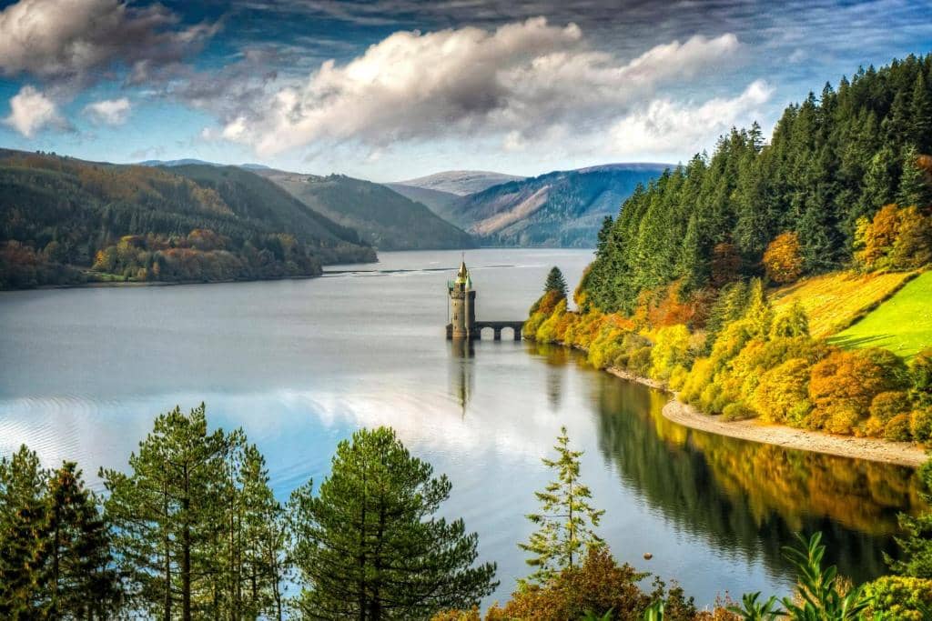 Lake Vyrnwy, near Roomination Escape Rooms in Llanfyllin