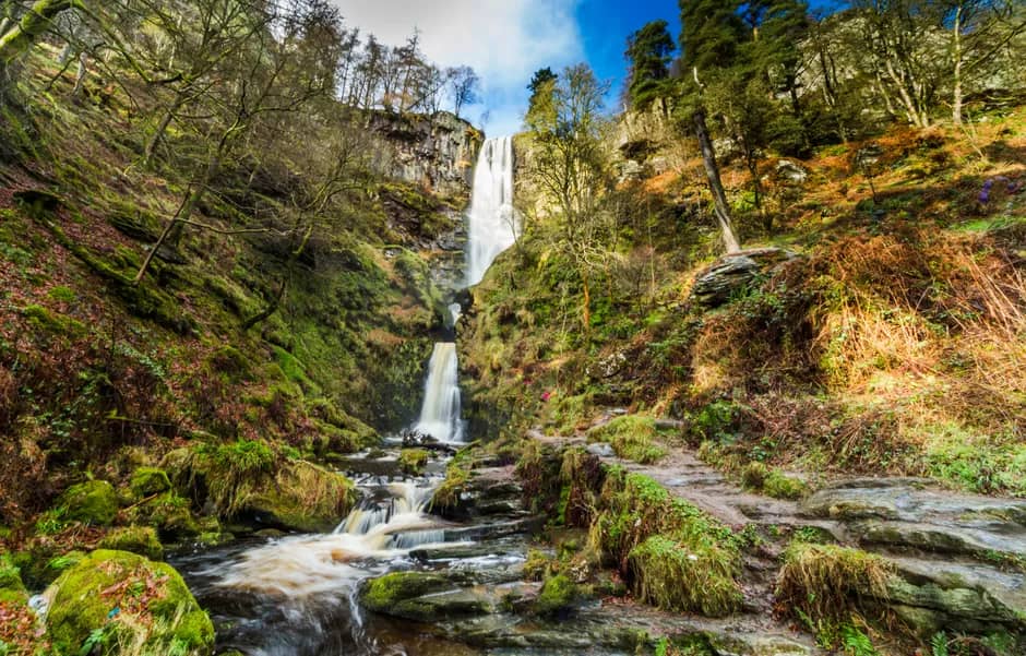 Pistyll Rhaeadr, Powys, near Roomination Escape Rooms
