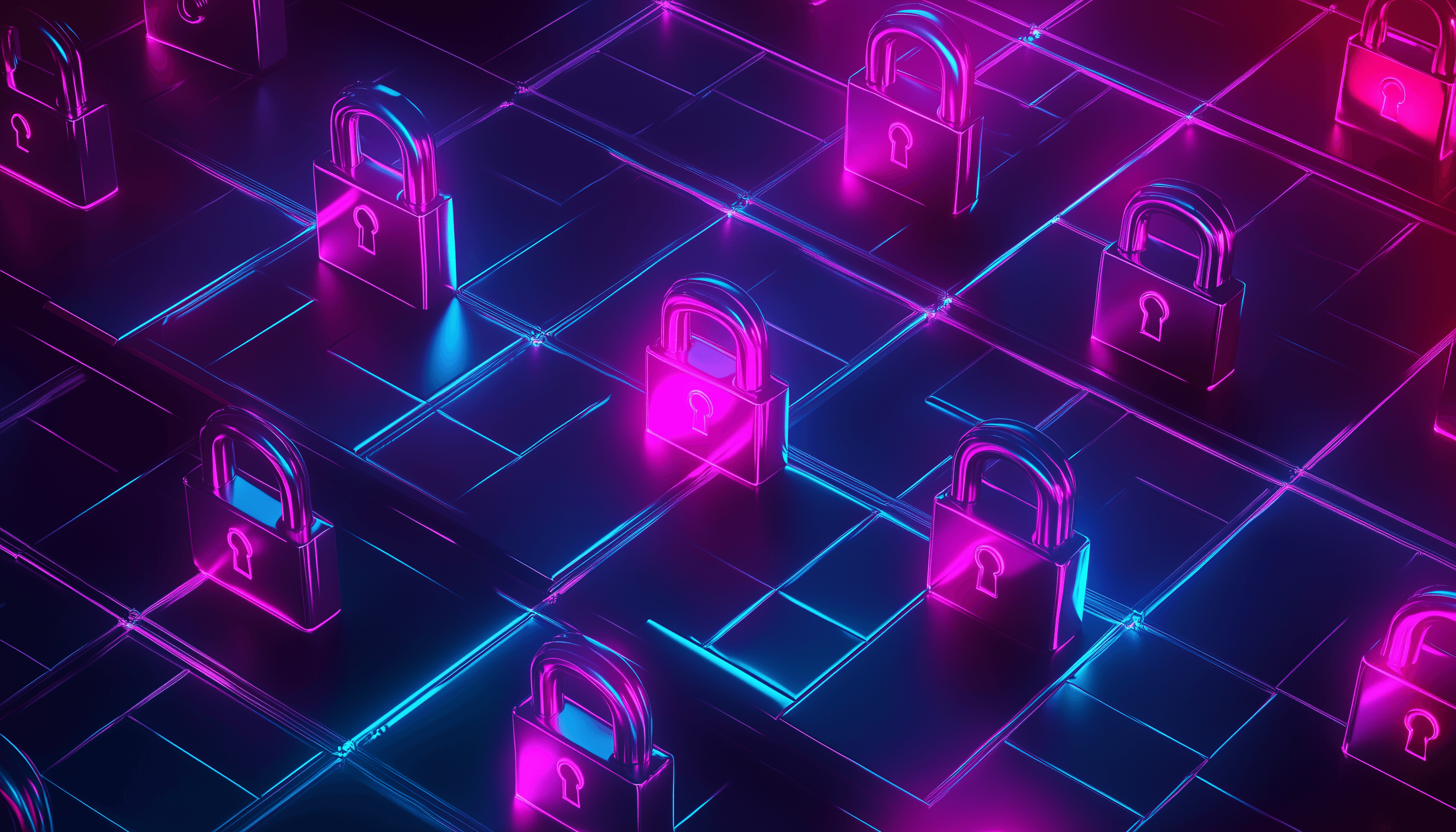 A maze of escape room padlocks